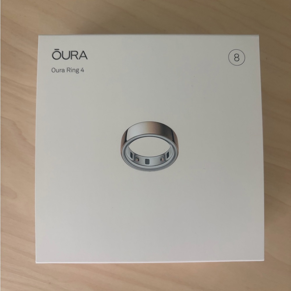 Oura Ring 4 - rose gold (Size 8) 
Brand new in box